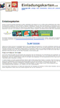 Mobile Screenshot of einladungskarten.net