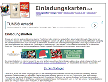 Tablet Screenshot of einladungskarten.net